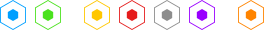 Icons der Positionen von Raumschiffen in der Systemkarte